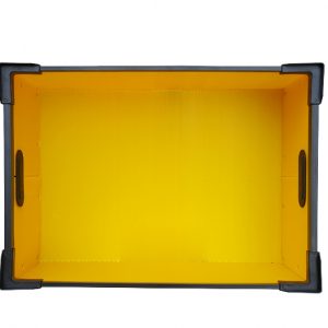 mặt bên trong thùng nhựa danpla màu vàng