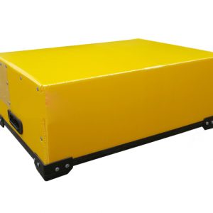 mặt đáy thùng nhựa danpla màu vàng