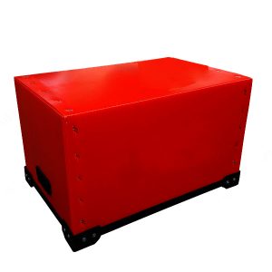 mặt đáy thùng nhựa danpla màu đỏ