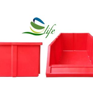 mặt trước và mặt sau mặt đáy Khay đựng linh kiện nhựa A9